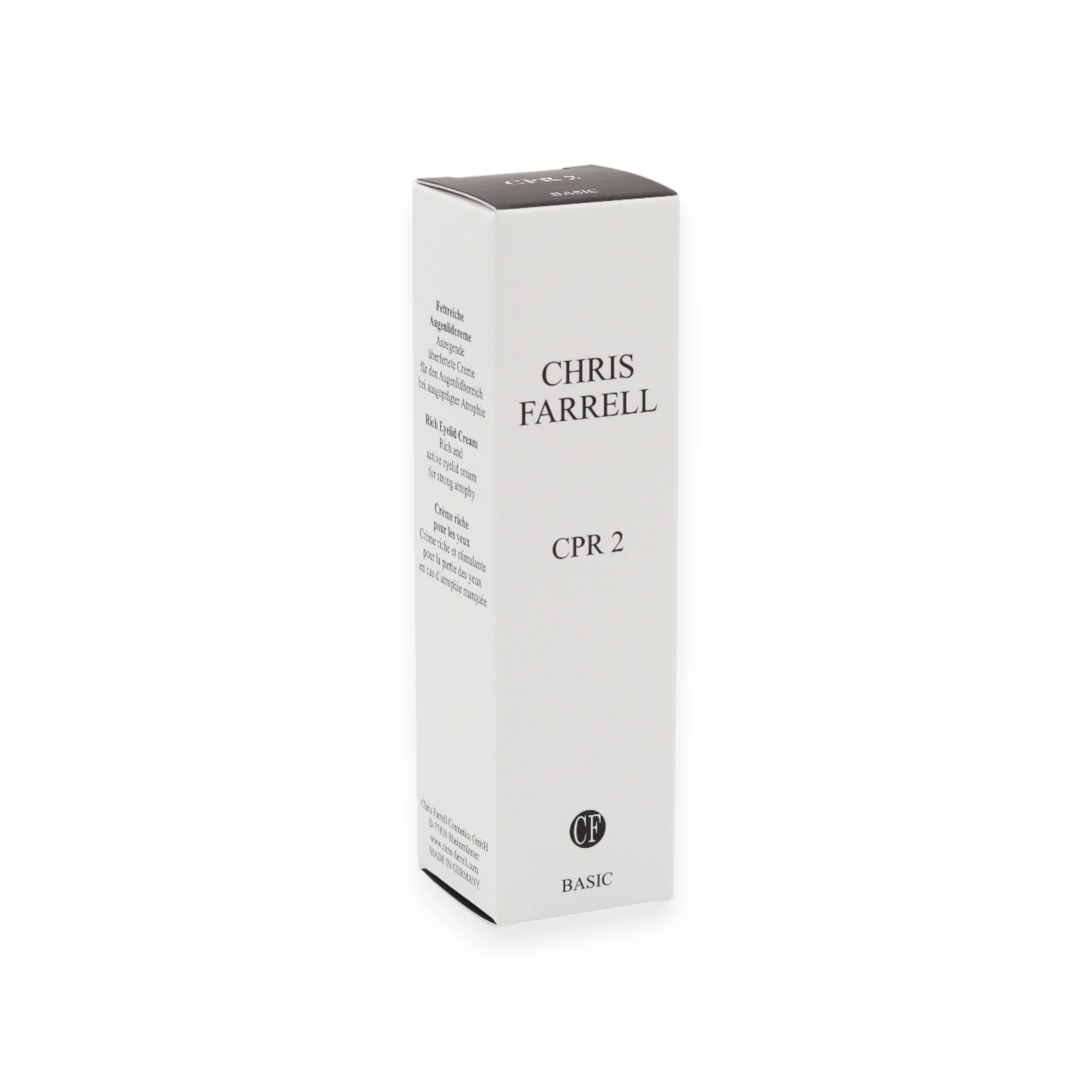 Augenlidcreme CPR 2 von Chris Farrell – Effektive Pflege