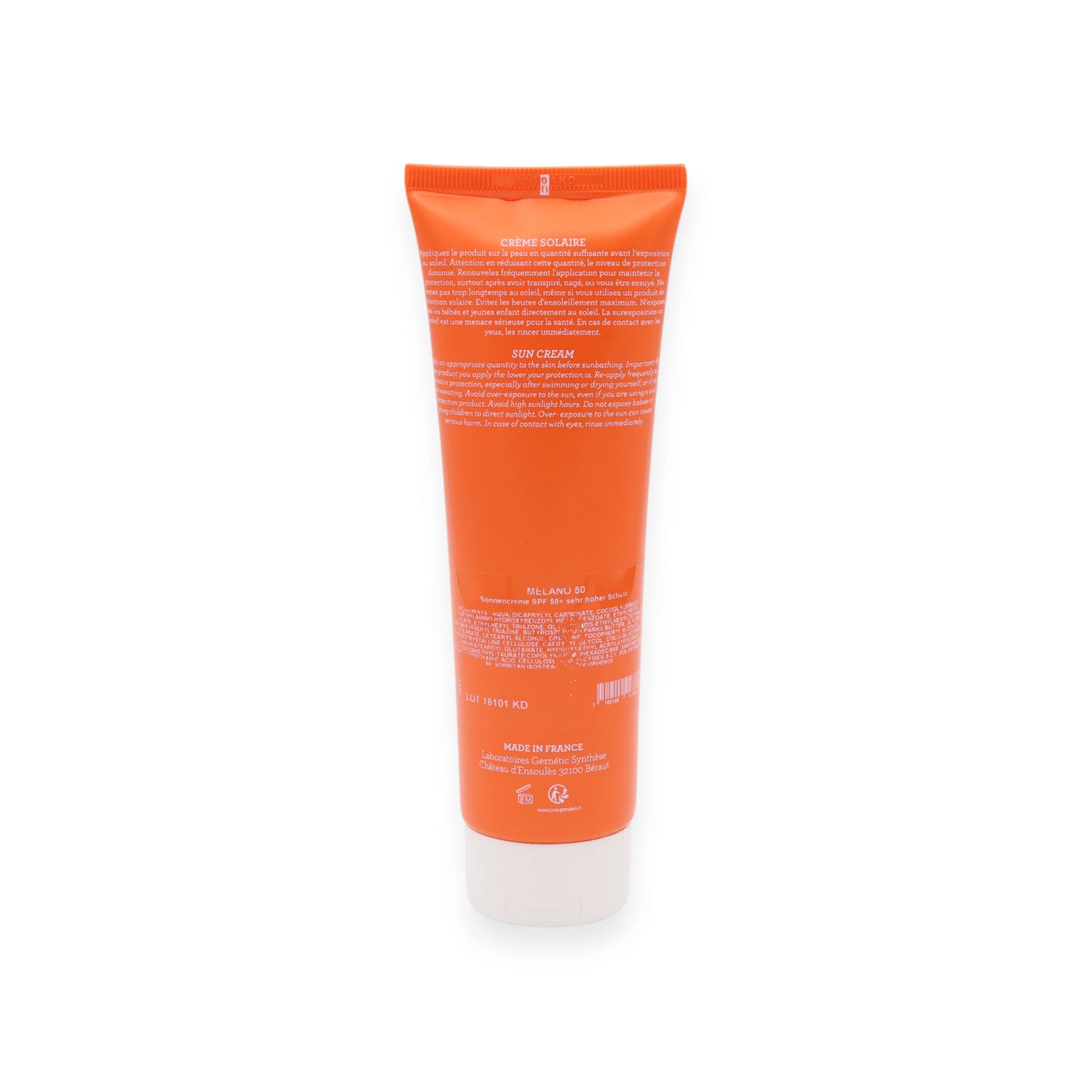 Sonnencreme Melano 50 von GERnetic - Hoher Schutz