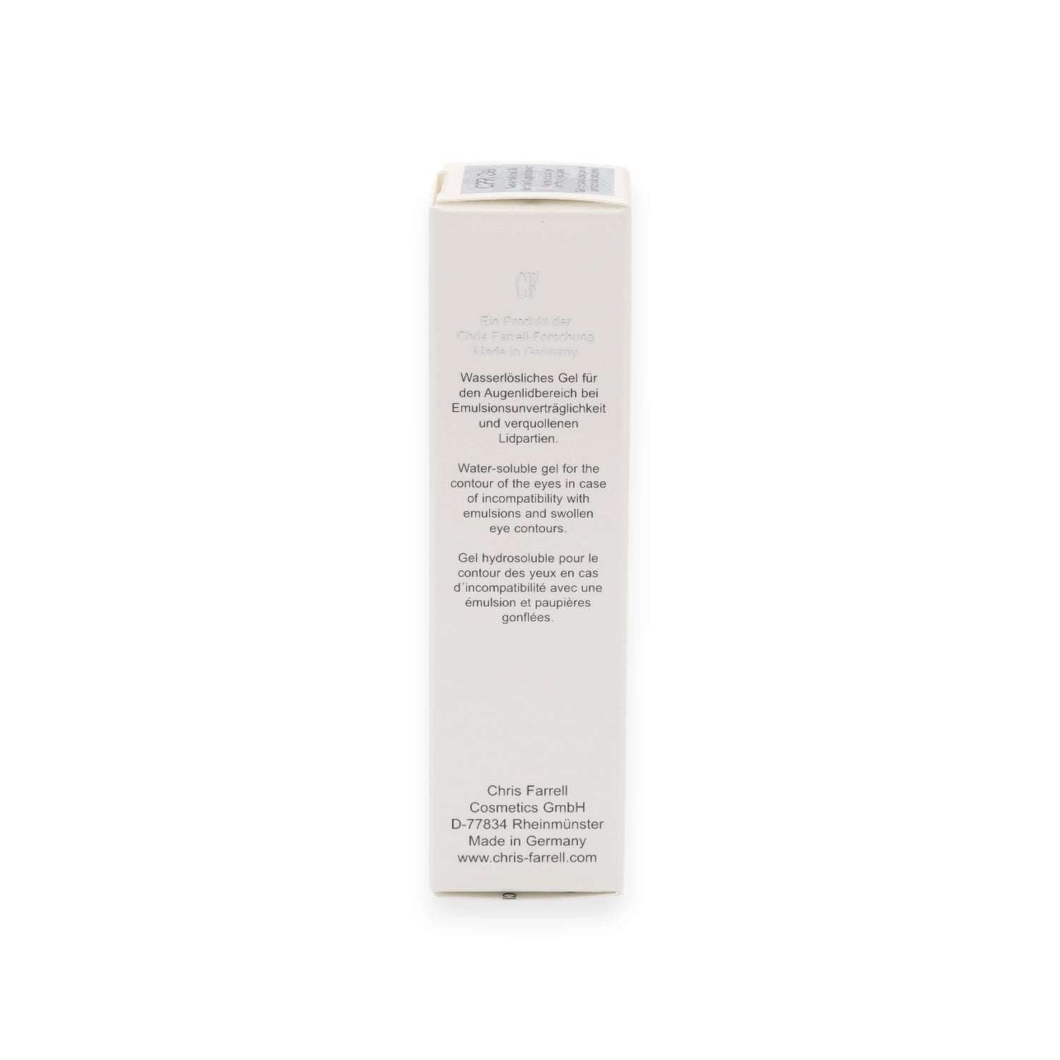Augenlidcreme CPR Gel von Chris Farrell